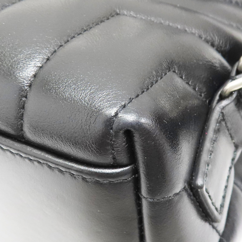 黑色 羊皮 LouLou 後背包【SAINT LAURENT 聖羅蘭】 487220-13