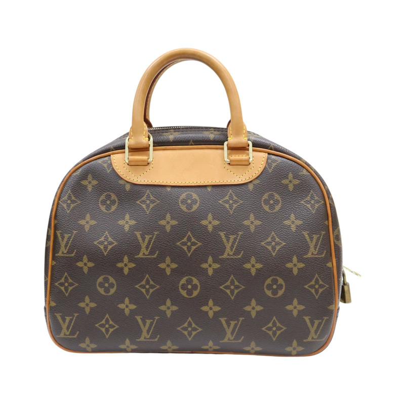 棕色 原花帆布 Trouville 手提包 M42228 【LOUIS VUITTON LV 路易威登】 M42228-1