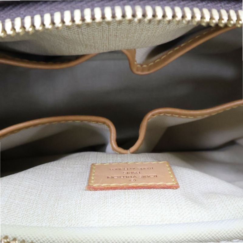 棕色 原花帆布 Trouville 手提包 M42228 【LOUIS VUITTON LV 路易威登】 M42228-7