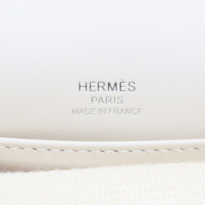 奶油白 山羊皮 Geta 肩背包 U刻 銀扣 U刻/Nata-4