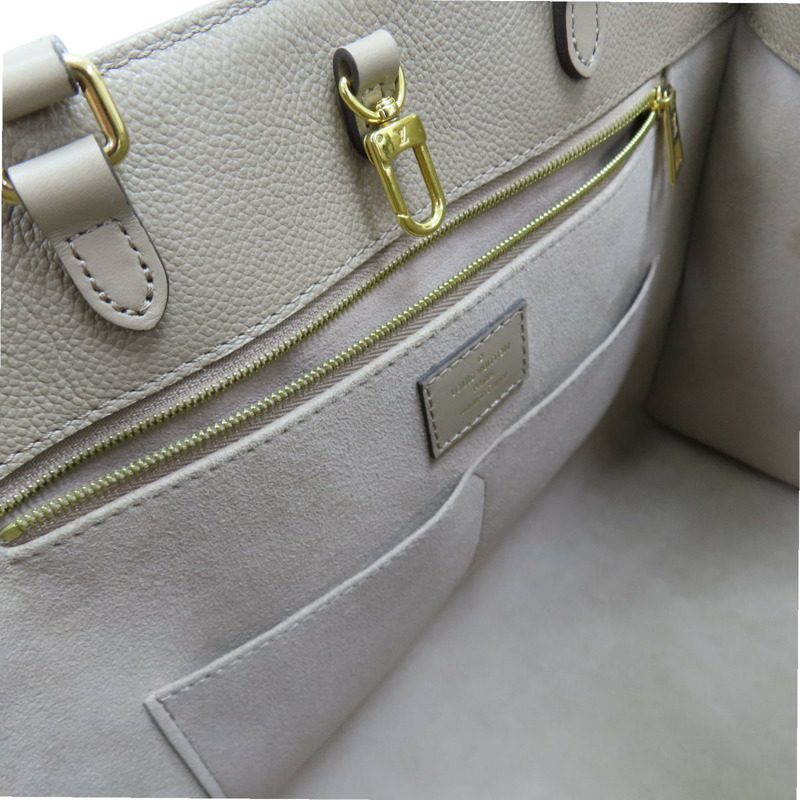 棕色 原花壓紋牛皮 Onthego MM 兩用包 M45607 【LOUIS VUITTON LV 路易威登】 M45607-4