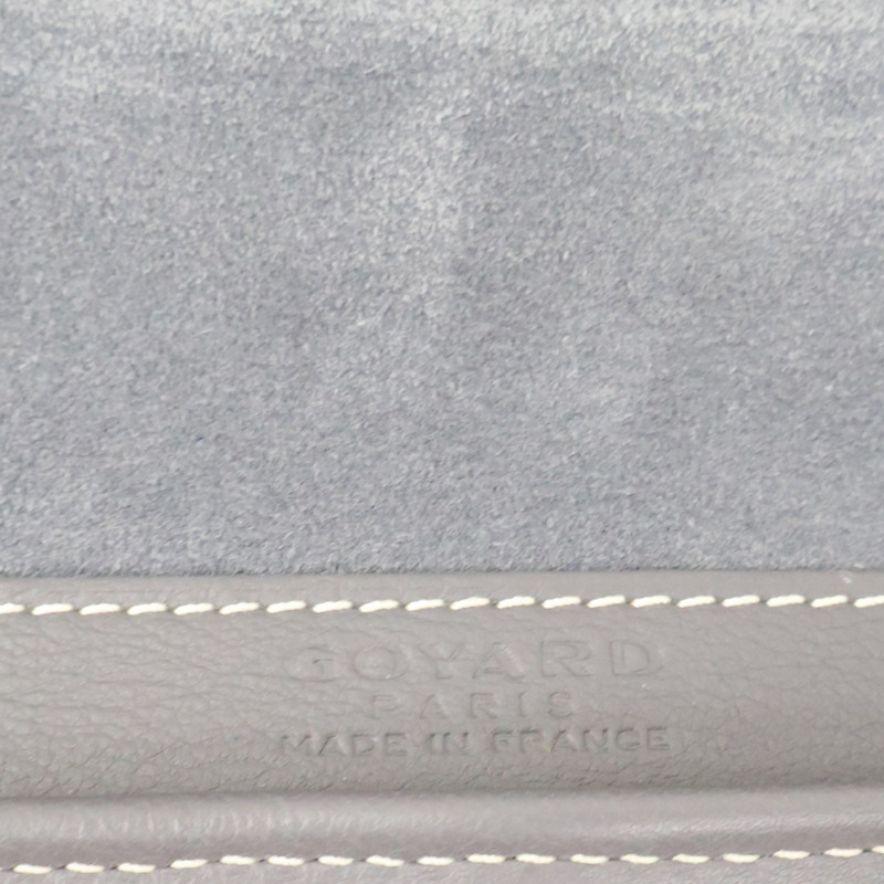 灰色 經典花紋 PVC塗層帆布 Messenger Coursier 肩背包【GOYARD 高雅德】-5