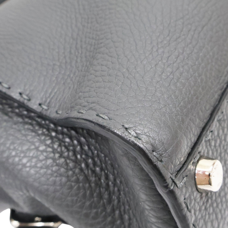 灰色 牛皮 PEEKABOO SELLERIA 两用包【FENDI 芬迪】 8BN290-9