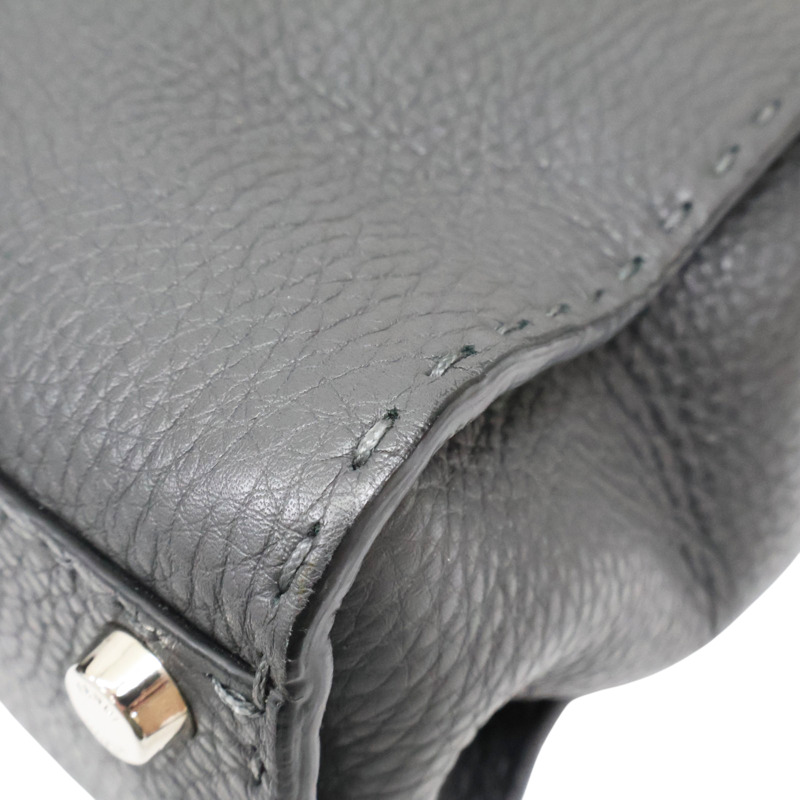 灰色 牛皮 PEEKABOO SELLERIA 两用包【FENDI 芬迪】 8BN290-12
