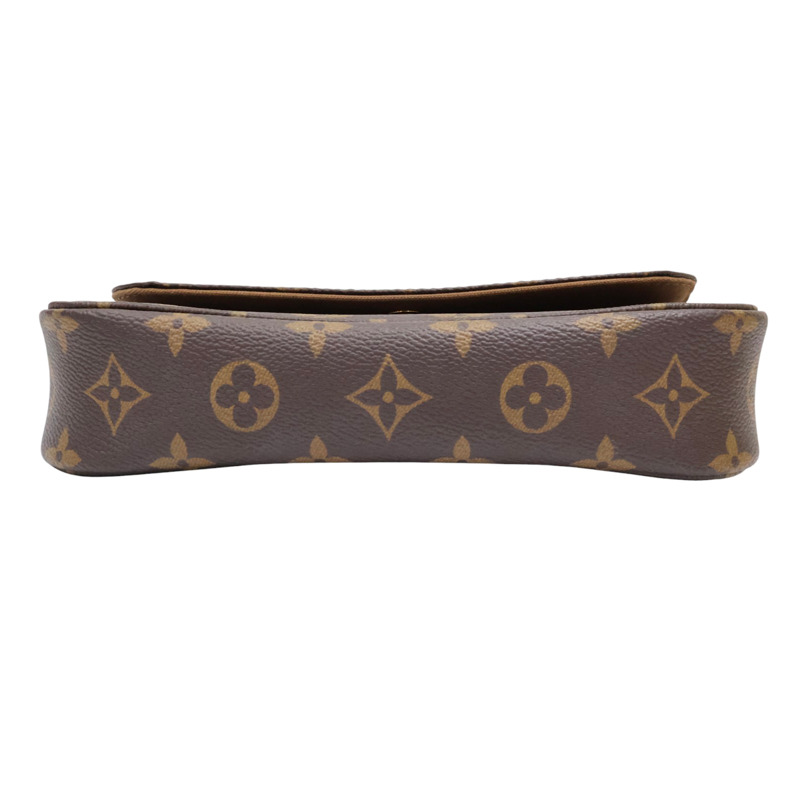 棕色 原花 帆布 Wallet on Chain Ivy 肩背包【LOUIS VUITTON LV 路易威登】 M81911-3