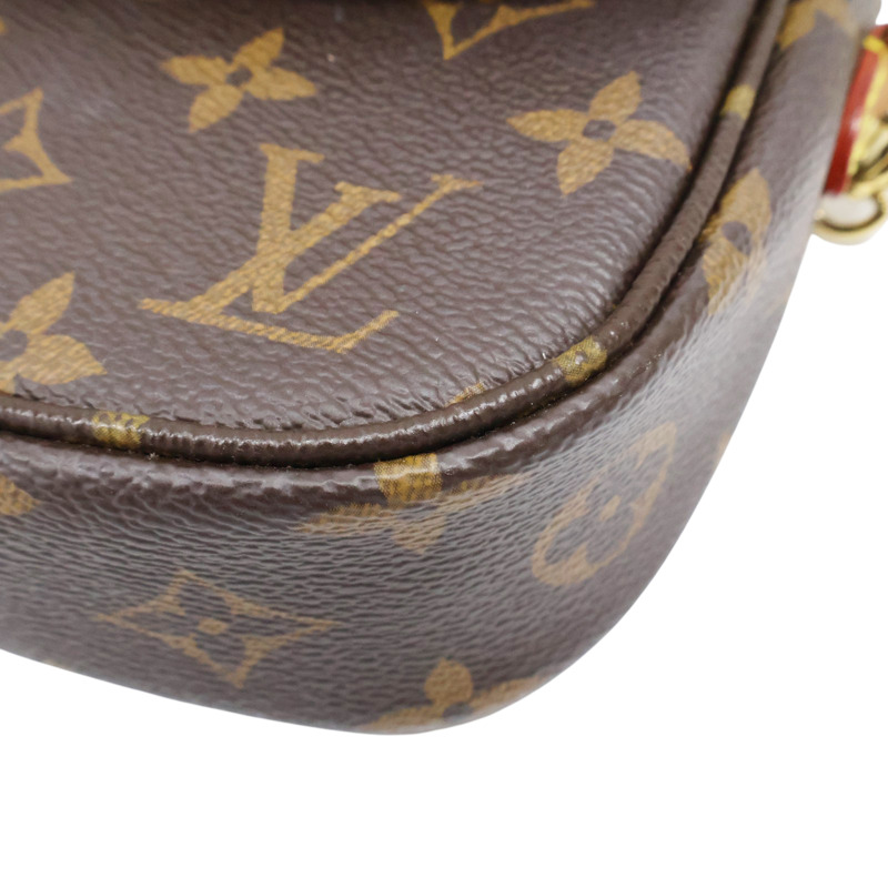 棕色 原花 帆布 Wallet on Chain Ivy 肩背包【LOUIS VUITTON LV 路易威登】 M81911-10
