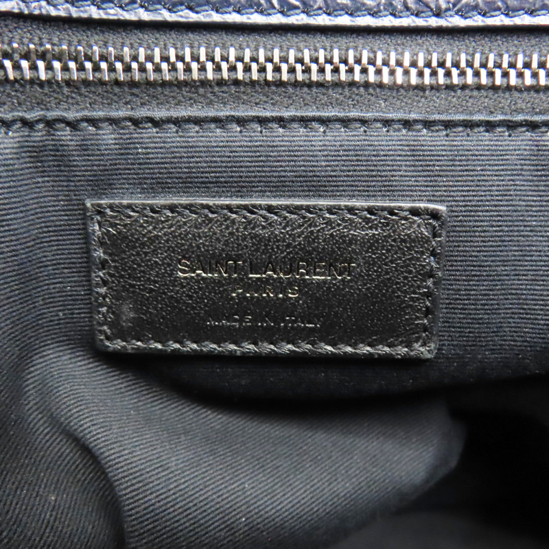 深藍色 Niki 中型 鏈帶 肩背包【SAINT LAURENT 聖羅蘭】 498894-8