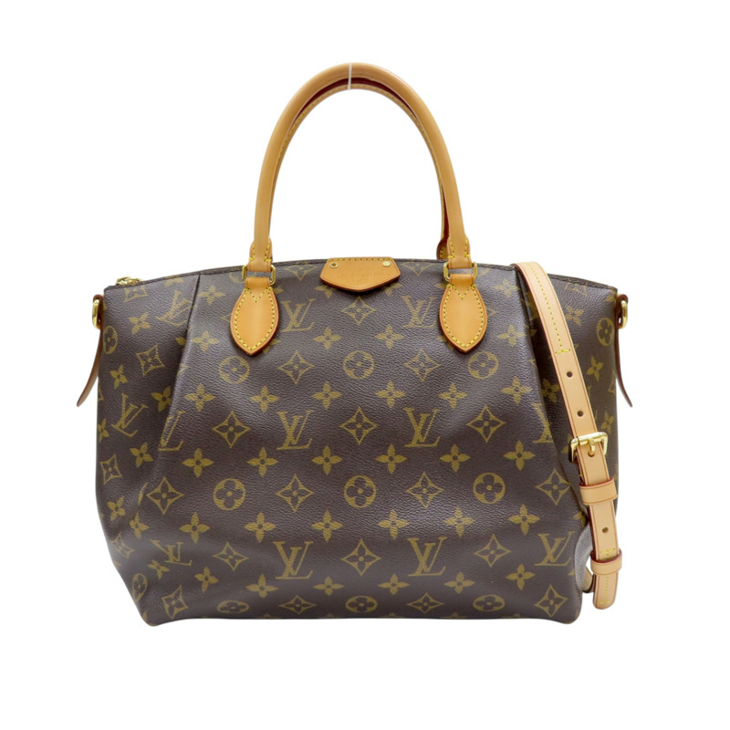 棕色 原花帆布 Turenne MM 兩用包 M48814【LOUIS VUITTON 路易威登】 M48814-0