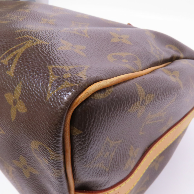 LOUIS VUITTON Monogram Speedy Bandouliere 25金扣手挽肩背兩用袋-7