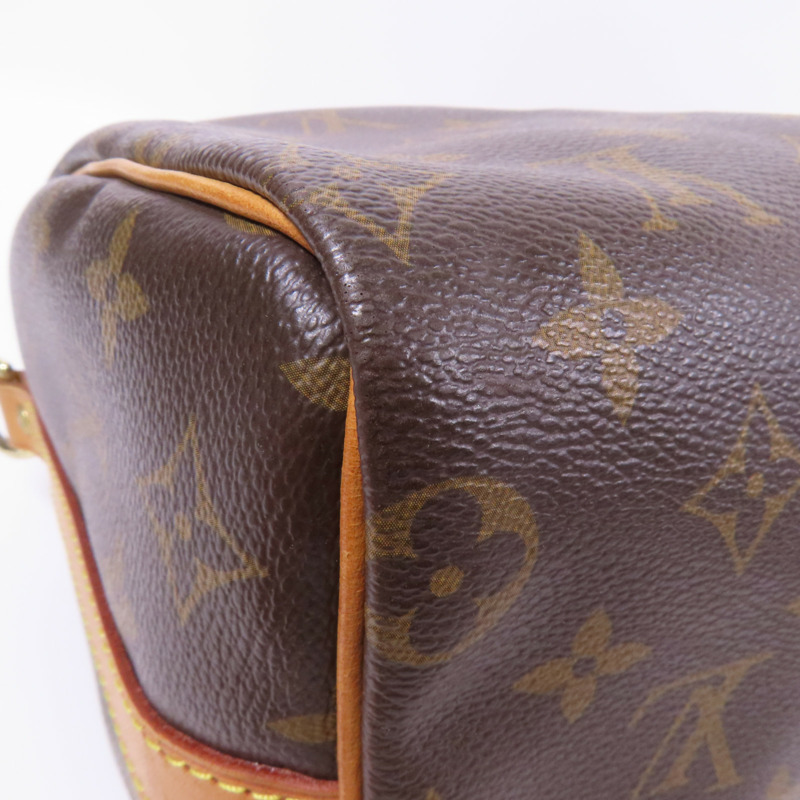 LOUIS VUITTON Monogram Speedy Bandouliere 25金扣手挽肩背兩用袋-8