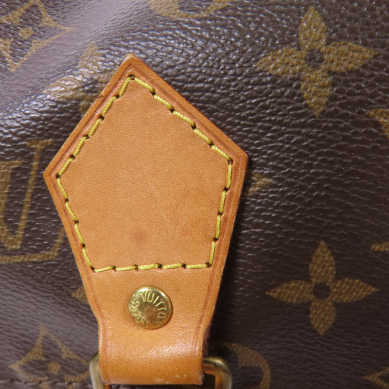 LOUIS VUITTON Monogram Speedy Bandouliere 25金扣手挽肩背兩用袋-10