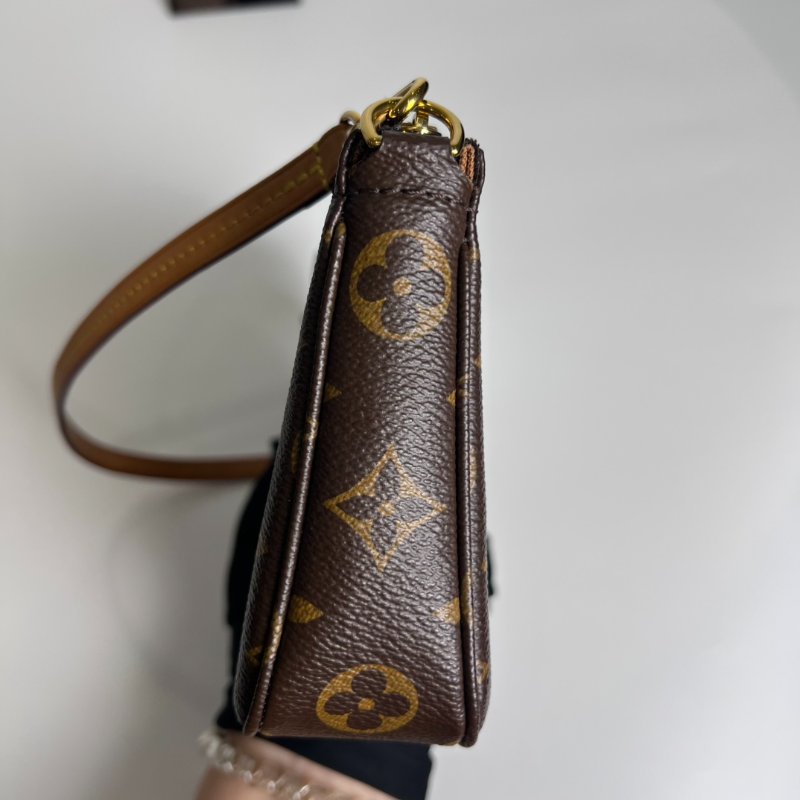 LV M40712/晶片款 老花麻將包-3
