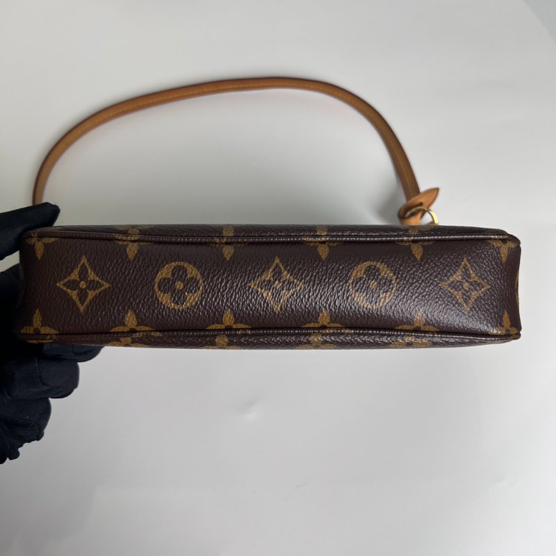 LV M40712/晶片款 老花麻將包-5