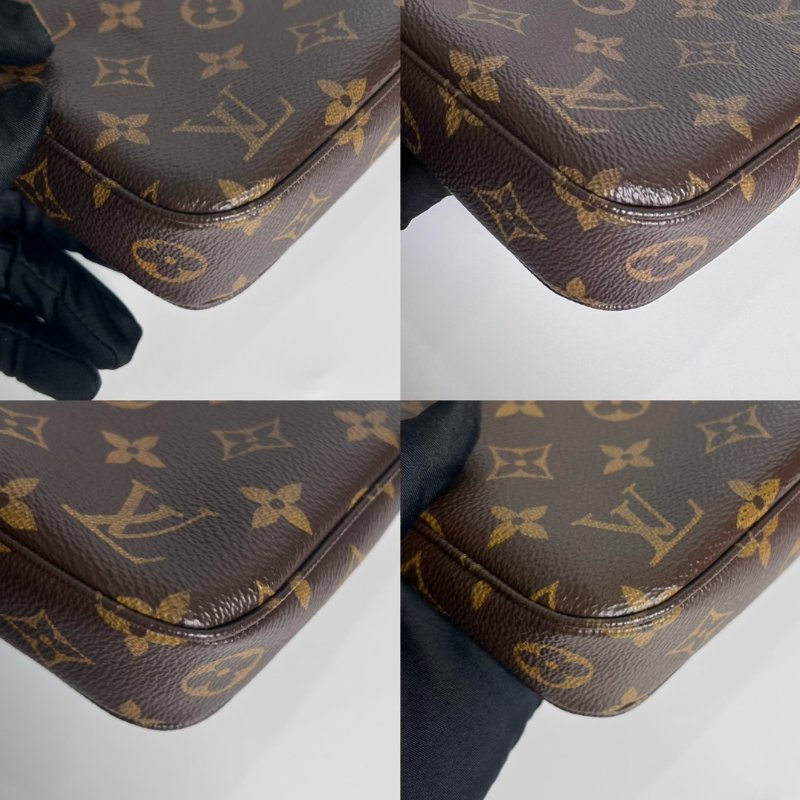 LV M40712/晶片款 老花麻將包-7