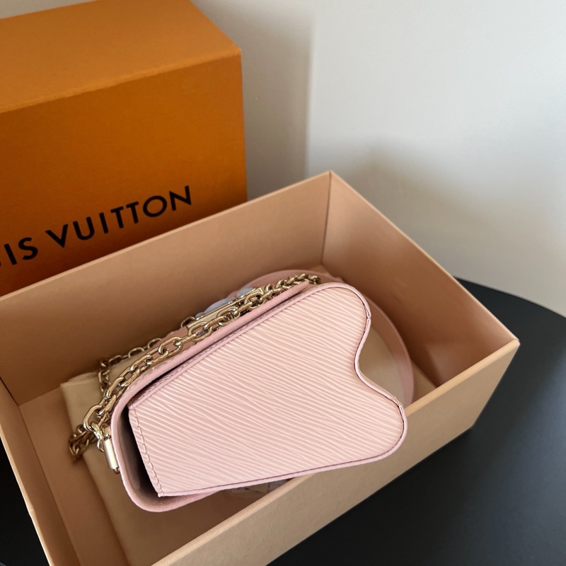 LV / 路易威登 Twist紐結包 粉色水波紋 限定月光石扣頭 雙肩帶 可單肩 可斜挎-8