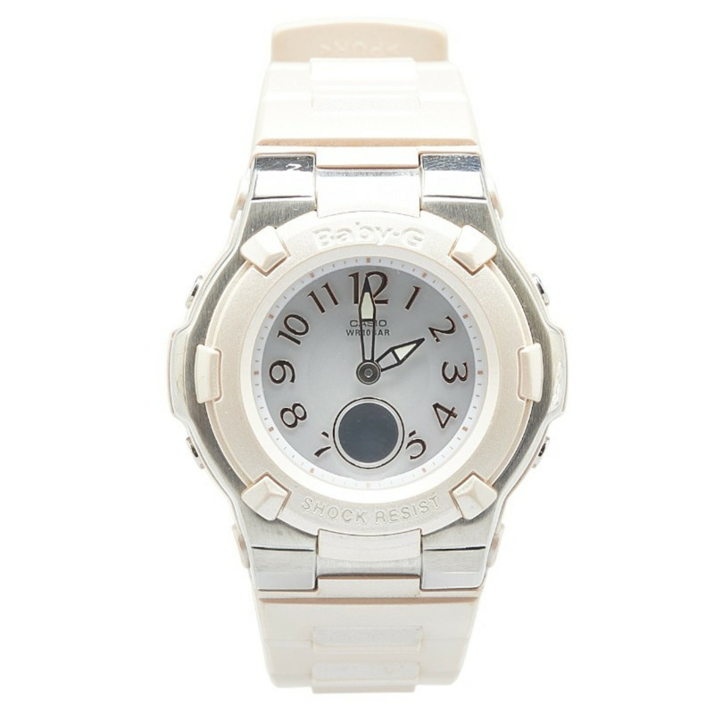 卡西歐 Baby-G Tripper 手錶 BGA-1100-4BJF 堅固太陽能灰錶盤橡膠不鏽鋼女款 CASIO-1