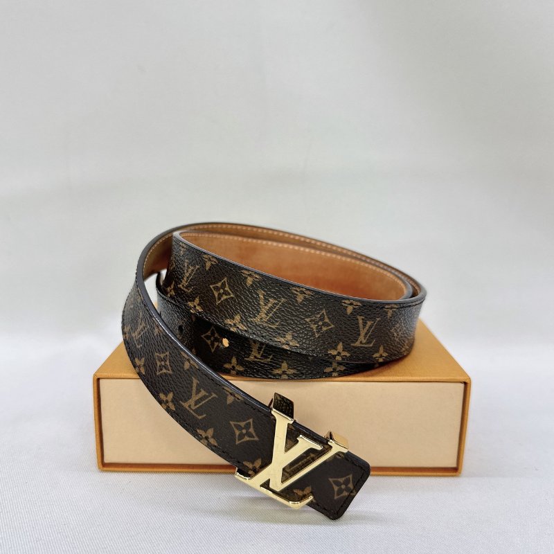LV Monogram字母老花皮帶-0