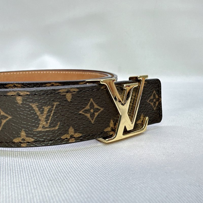 LV Monogram字母老花皮帶-2