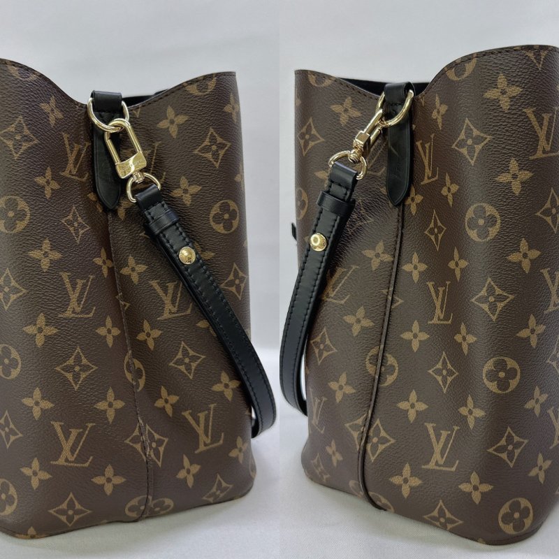 LV Monogram老花黑帶水桶包-2