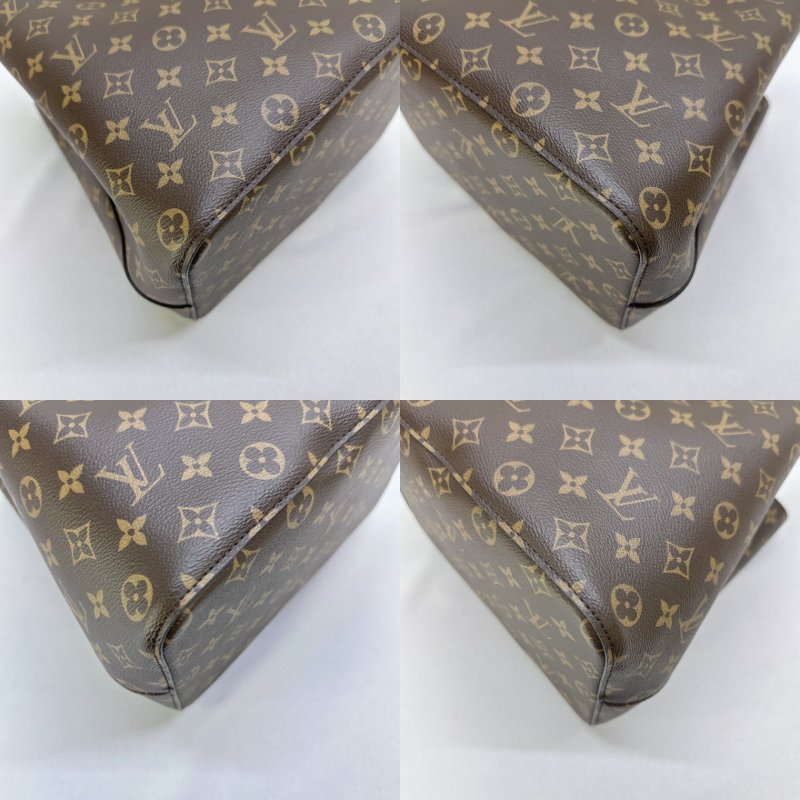 LV Monogram老花黑帶水桶包-7