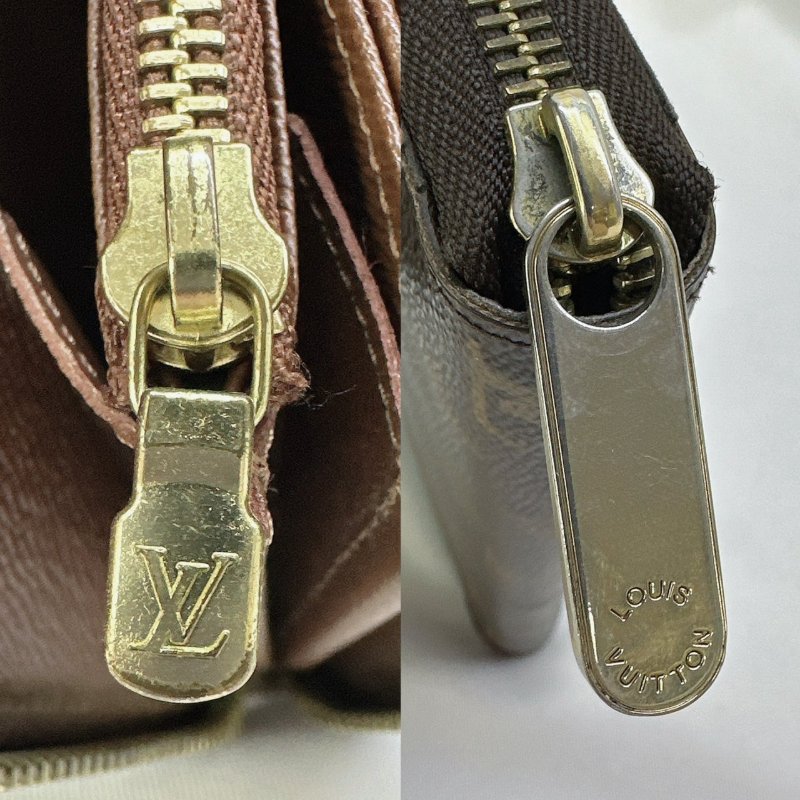 LV Monogram花紋拉鍊長夾-4