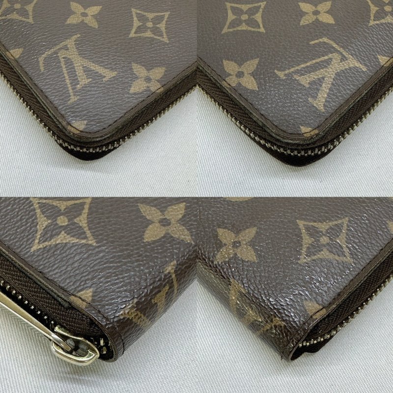 LV Monogram花紋拉鍊長夾-6