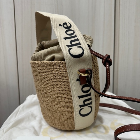 Chloe草編包手提斜背兩用包