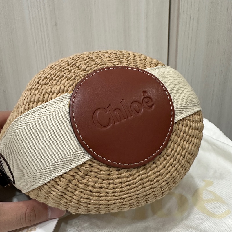 Chloe草編包手提斜背兩用包-4
