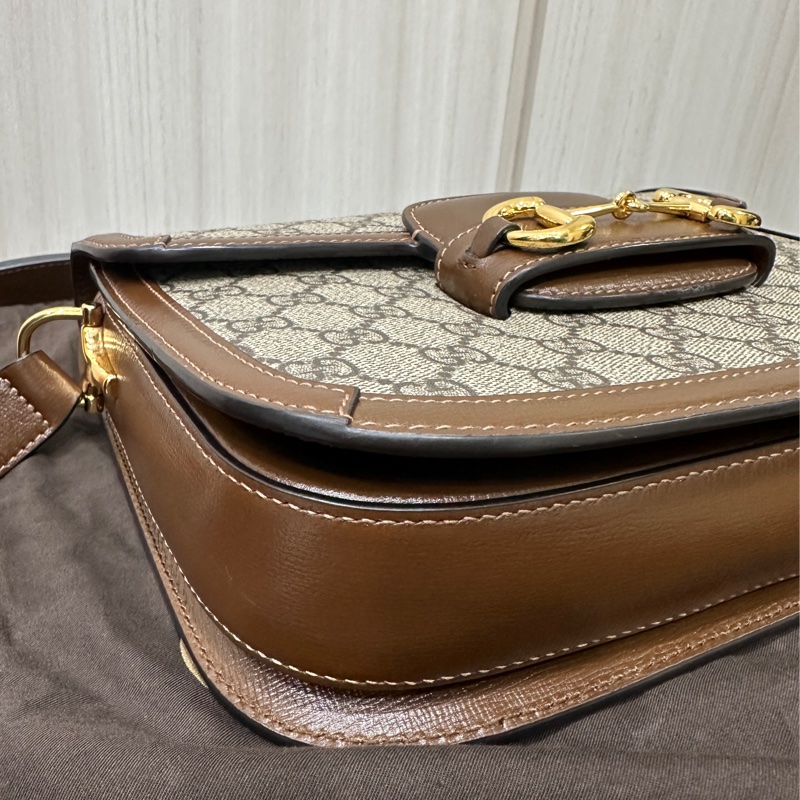 Gucci 1955 Horsebit 經典馬銜扣馬鞍包-8
