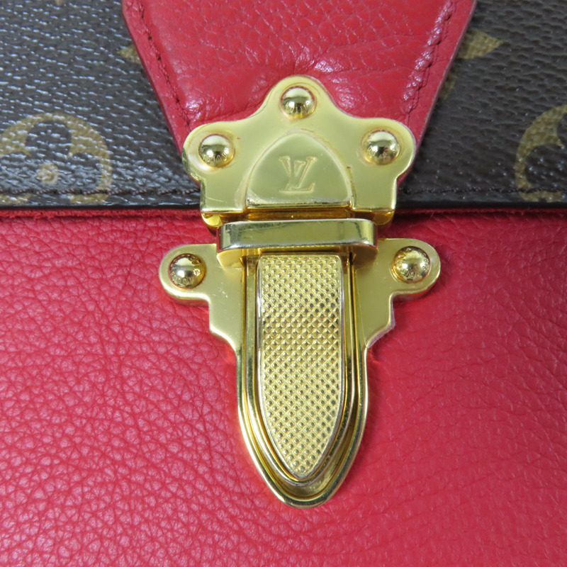 LOUIS VUITTON Monogram Victoire金扣鏈帶肩背袋-6