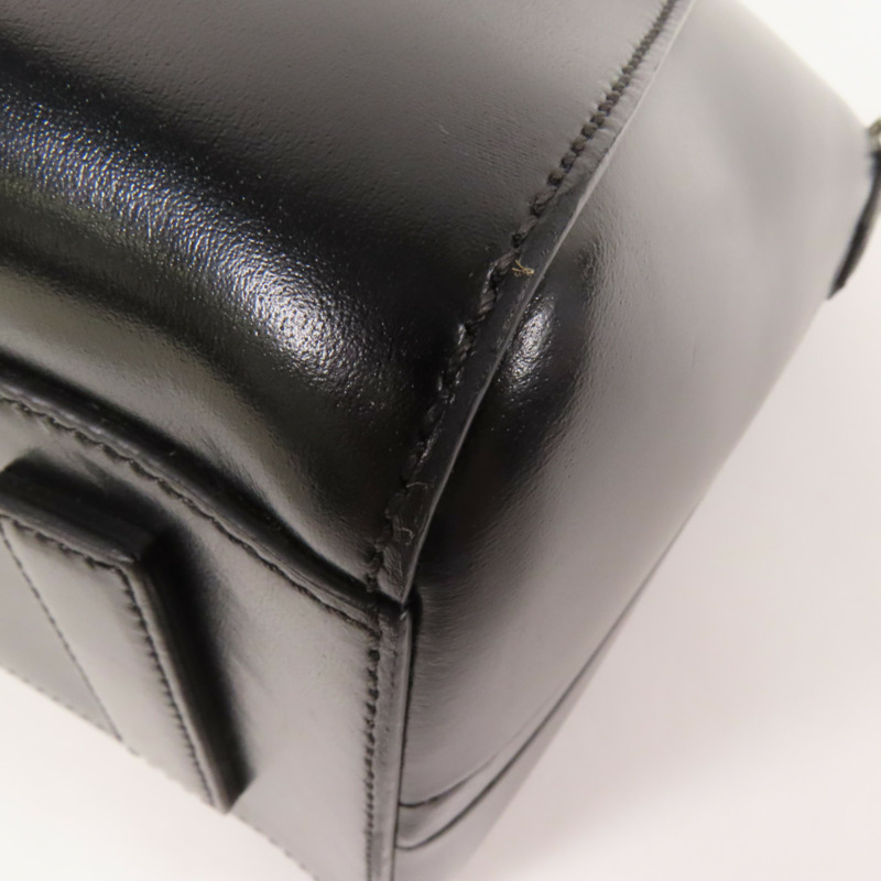 GIVENCHY 牛皮皮革Antigona銀扣手挽肩背兩用袋-14