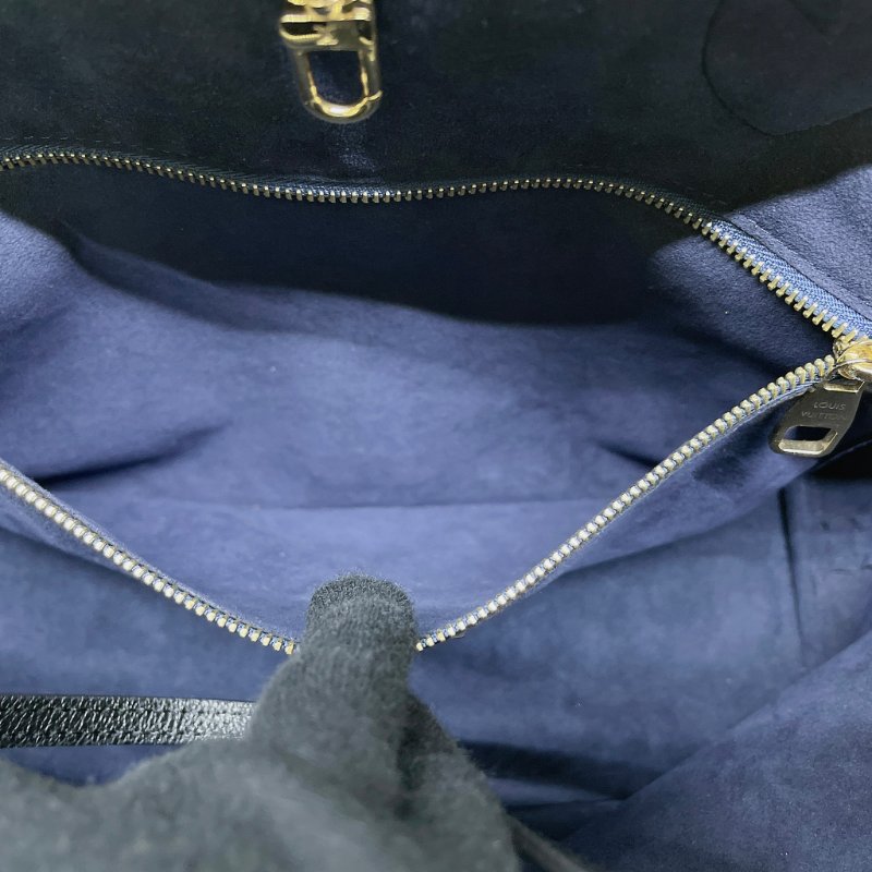 LV Neverfull MM牛皮肩背托特包-3