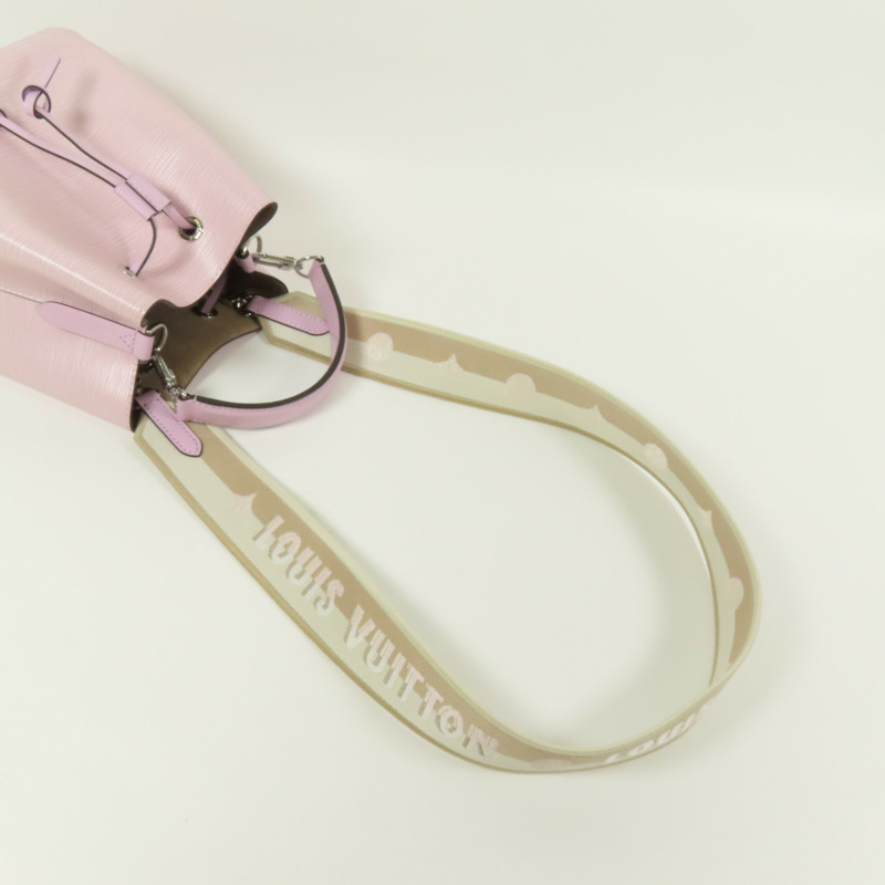 LOUIS VUITTON Epi Neo Noe BB銀扣手挽肩背兩用袋-6