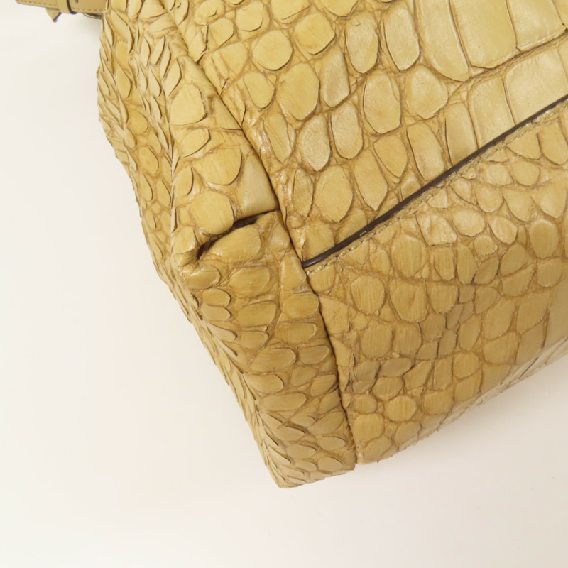 COACH 牛皮皮革2way Shoulder Bag金扣手挽肩背兩用袋-13