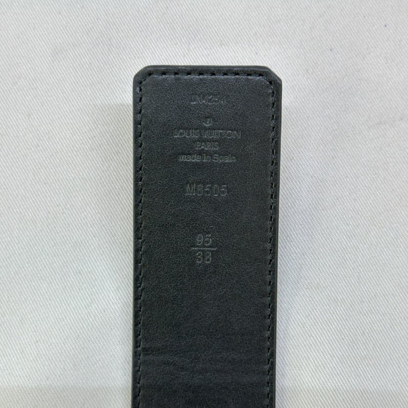 LV Optic 40黑花雙面皮帶-4