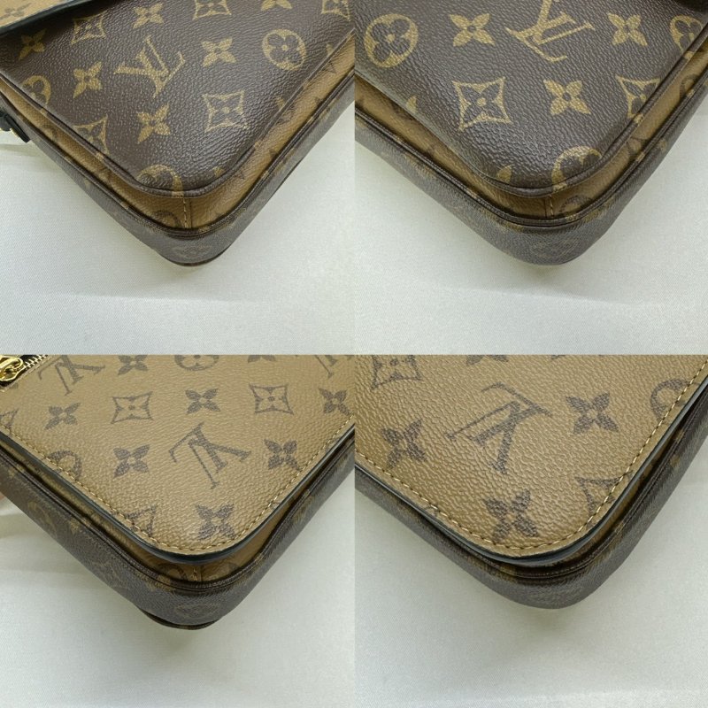 LV Pochette Metis經典拼色郵差包-9