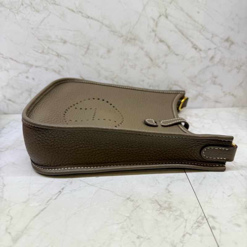 HERMES MINI EVELYNE大象灰金釦-2