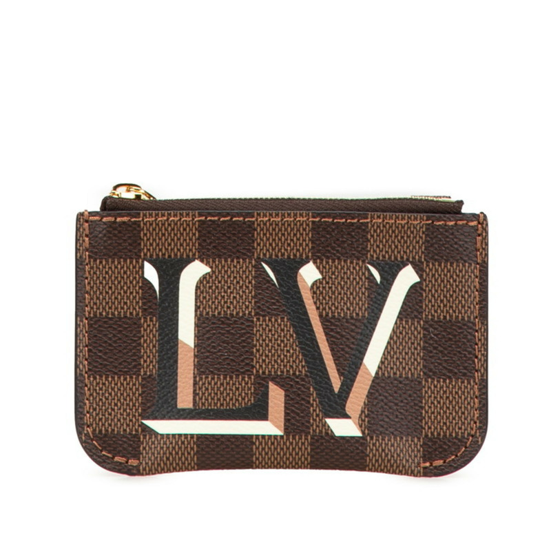 Louis Vuitton Damier Belmont NV MM 帶連接袋、錢包/零錢包 N60293,棕色多色,女士 LOUIS VUITTON-0