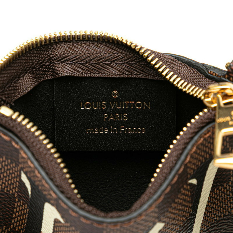 Louis Vuitton Damier Belmont NV MM 帶連接袋、錢包/零錢包 N60293,棕色多色,女士 LOUIS VUITTON-8