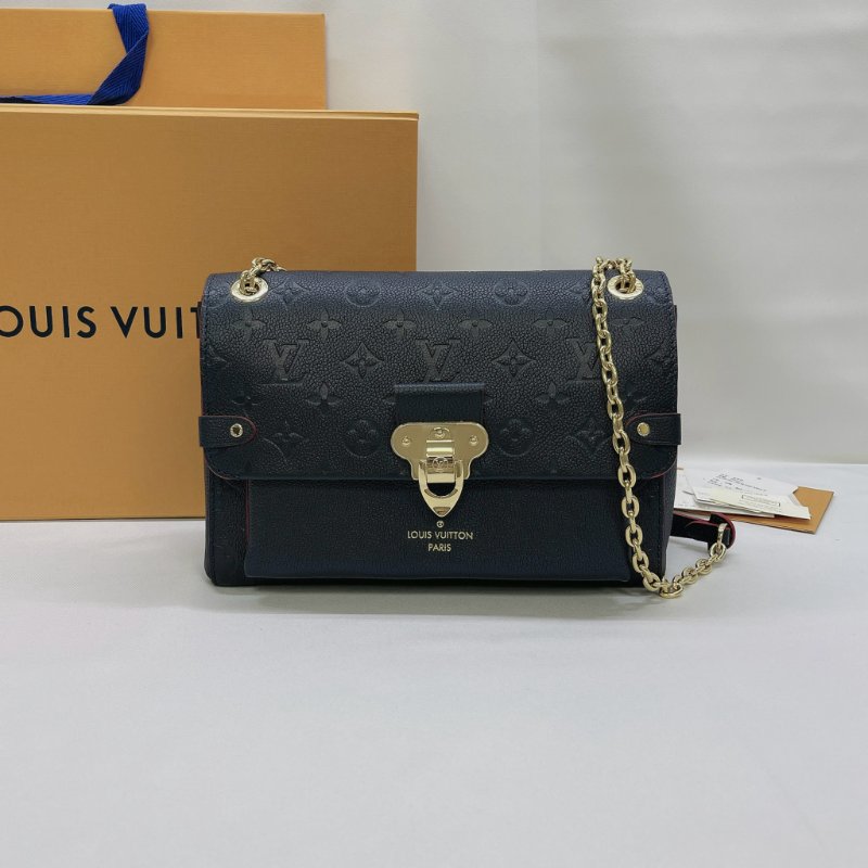 LV Vavin PM全皮壓紋鏈袋包-0