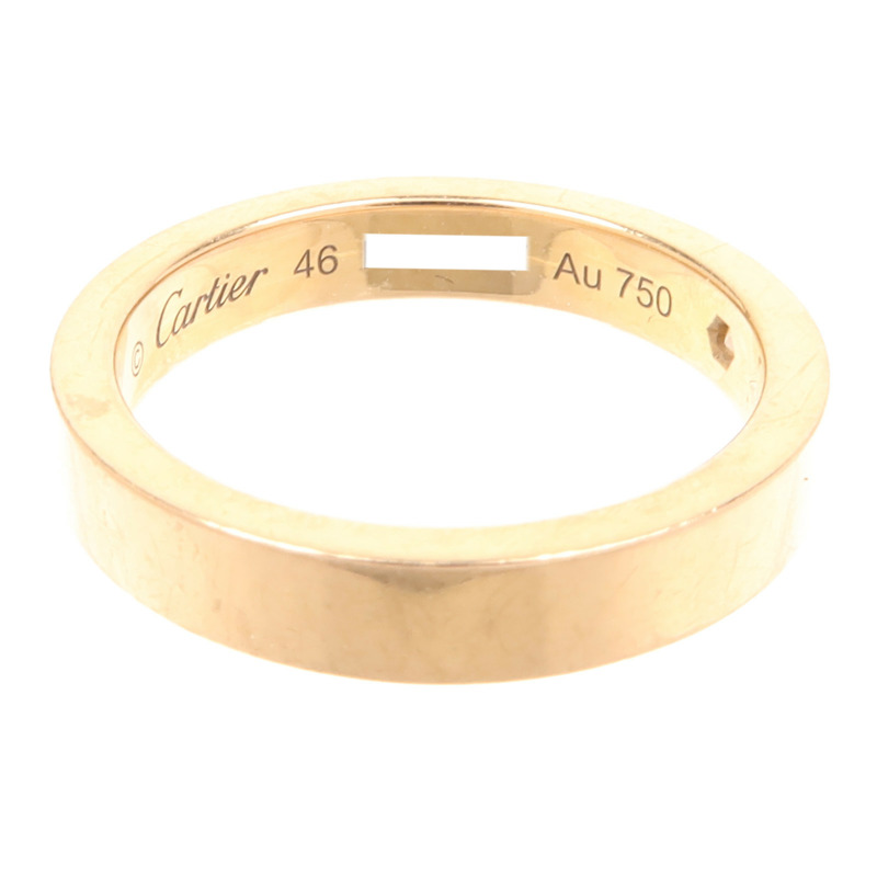 CARTIER 18K玫瑰金C De Diamond 1鑽石戒指Cartier#46/US#3.75-4