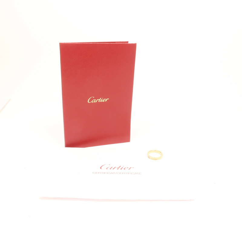 CARTIER 18K玫瑰金C De Diamond 1鑽石戒指Cartier#46/US#3.75-7