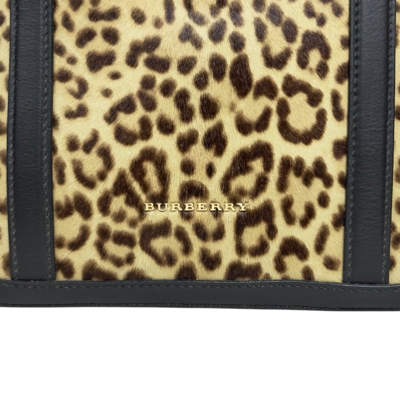 BURBERRY 馬毛 2用包-4
