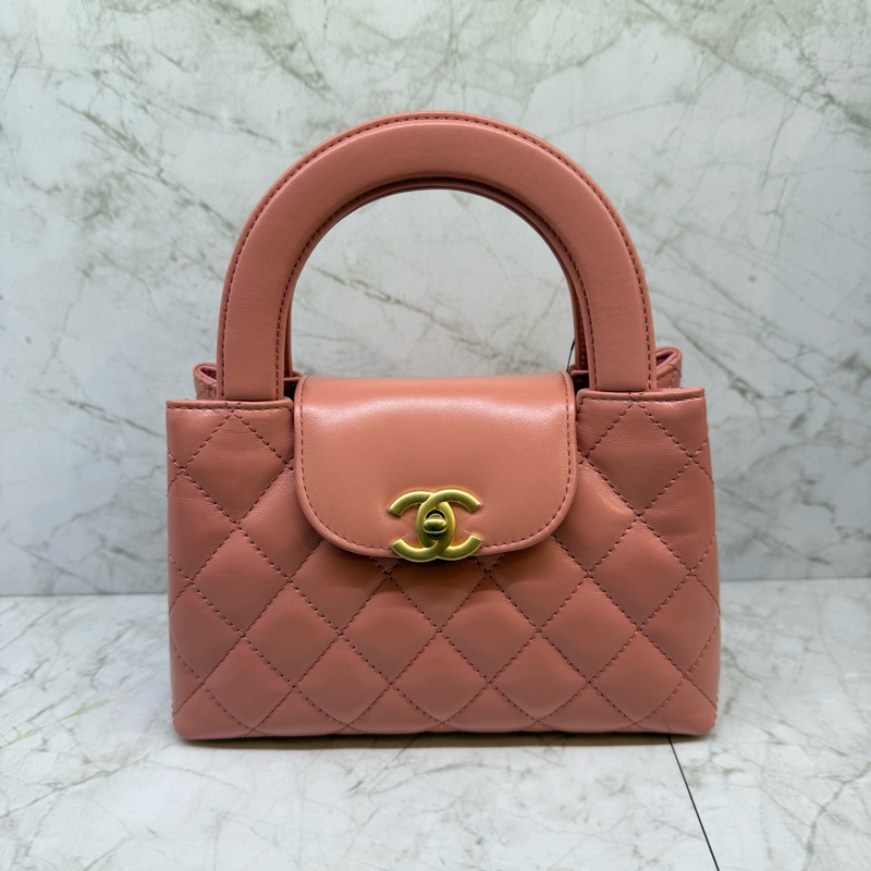 CHANEL玫瑰粉金小款31BAG/晶片-0