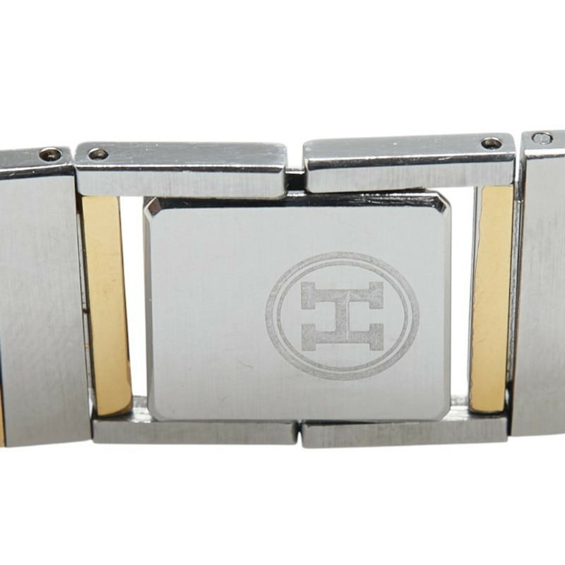 Hermès Windsor 石英腕錶,米色錶盤,不鏽鋼,鍍層,女士-6