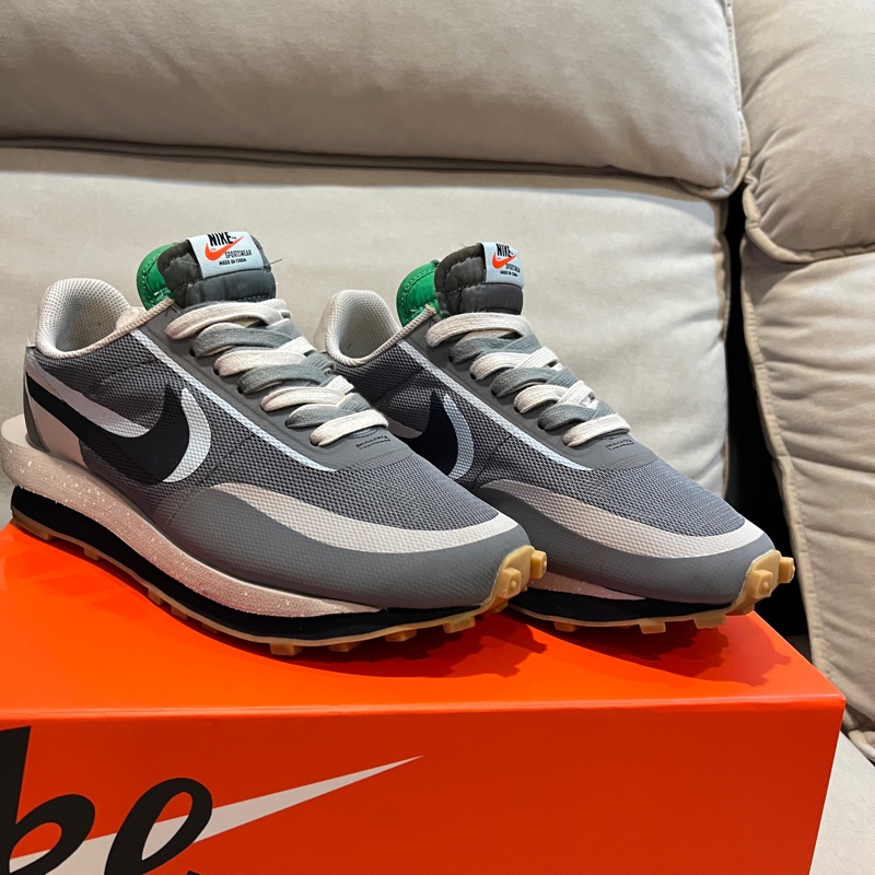 Nike sacai clot 灰藍-5