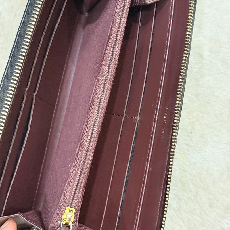 專櫃五萬 香奈兒 黑金 荔枝皮 經典長夾💝香奈兒真品 vintage 鍍24k金扣環(下單一併贈與)-52