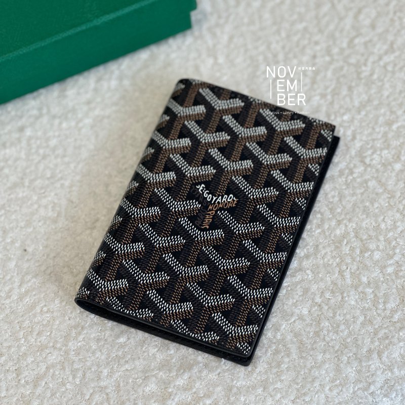 全新💖 Goyard 戈雅 護照套 黑色-0