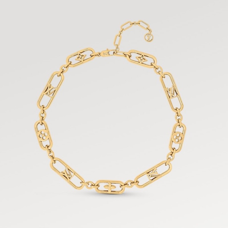 全新
My LV Chain 鏈環項鍊 扣環開合 可調節長度 M01123-3