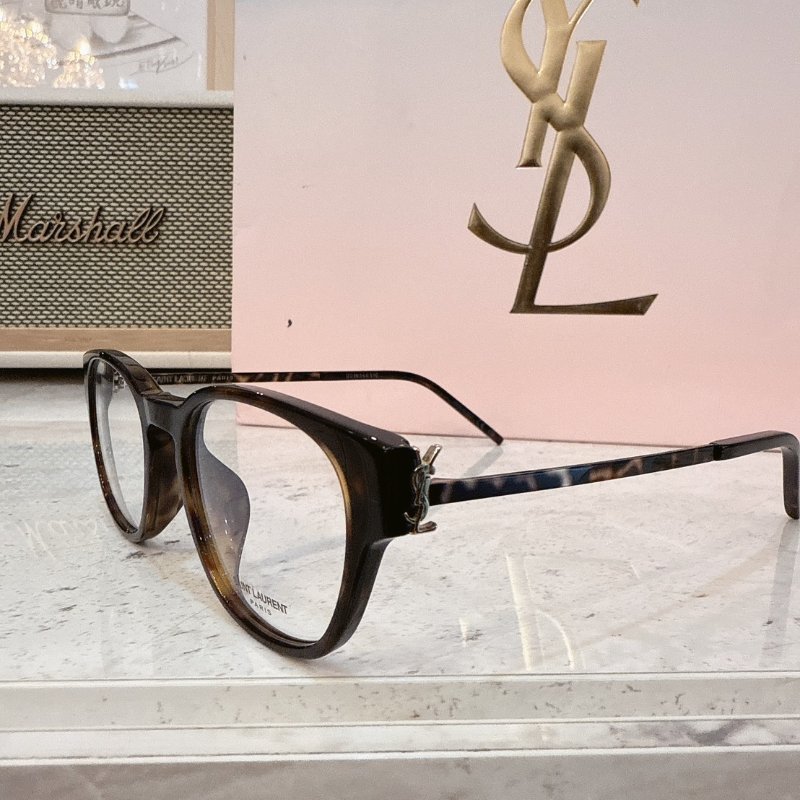 【現貨】麗睛眼鏡【Saint Laurent 聖羅蘭 YSL】可刷卡分期 SL M48O D/FN 琥珀色 光學眼鏡 YSL眼鏡 YSL膠囊系列-4